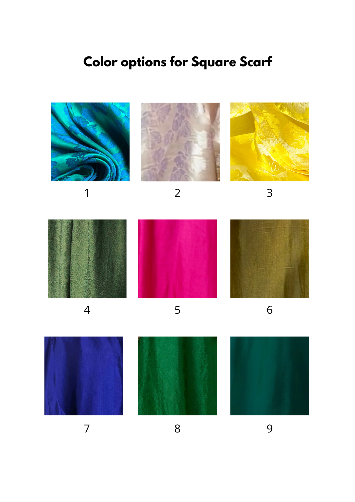 Set Twins - 2 Twilly Ribbon Scarves & 2 Square Scarves