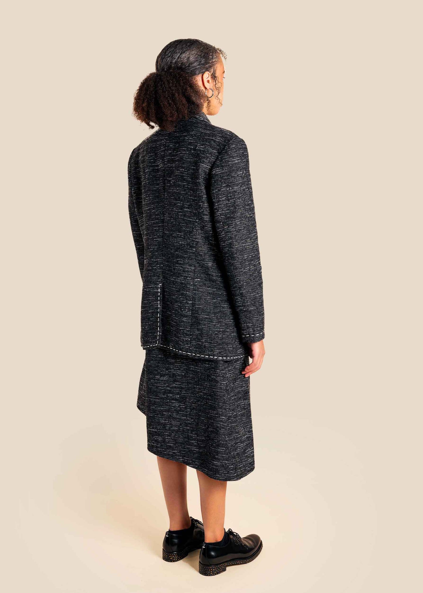 Tailored jacket blazer and skirt