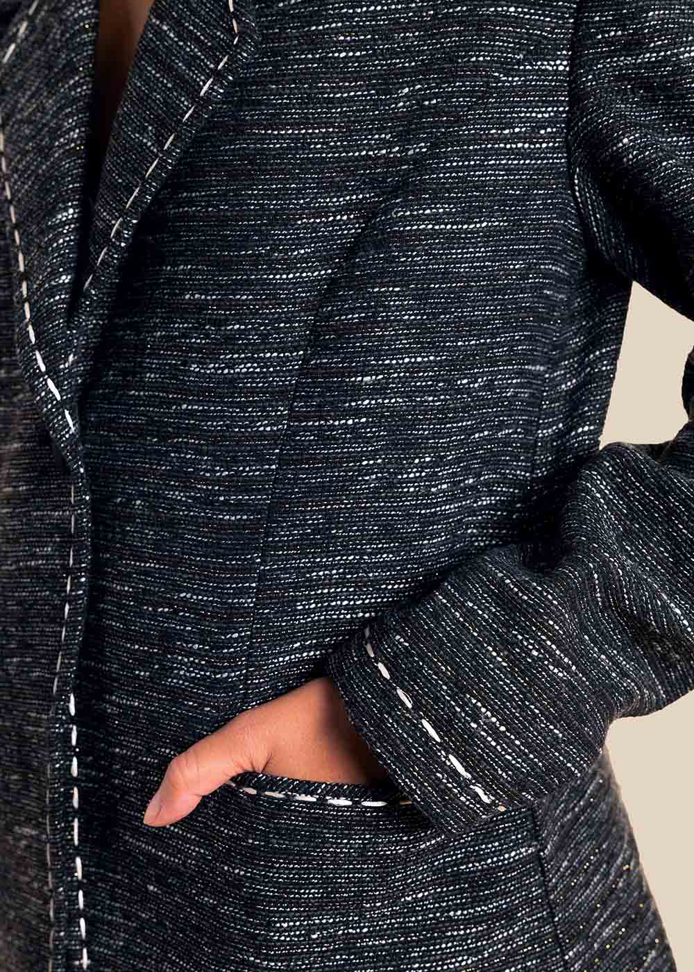 Tailored jacket blazer and skirt
