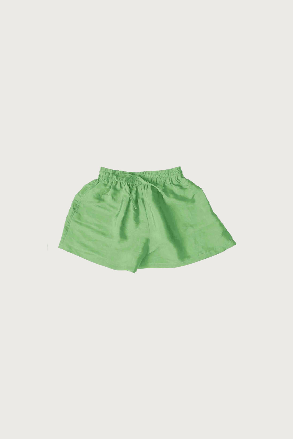 Blue Silk Shorts