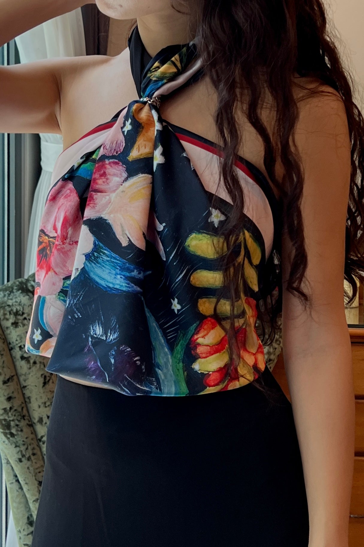 Printed Square Scarf