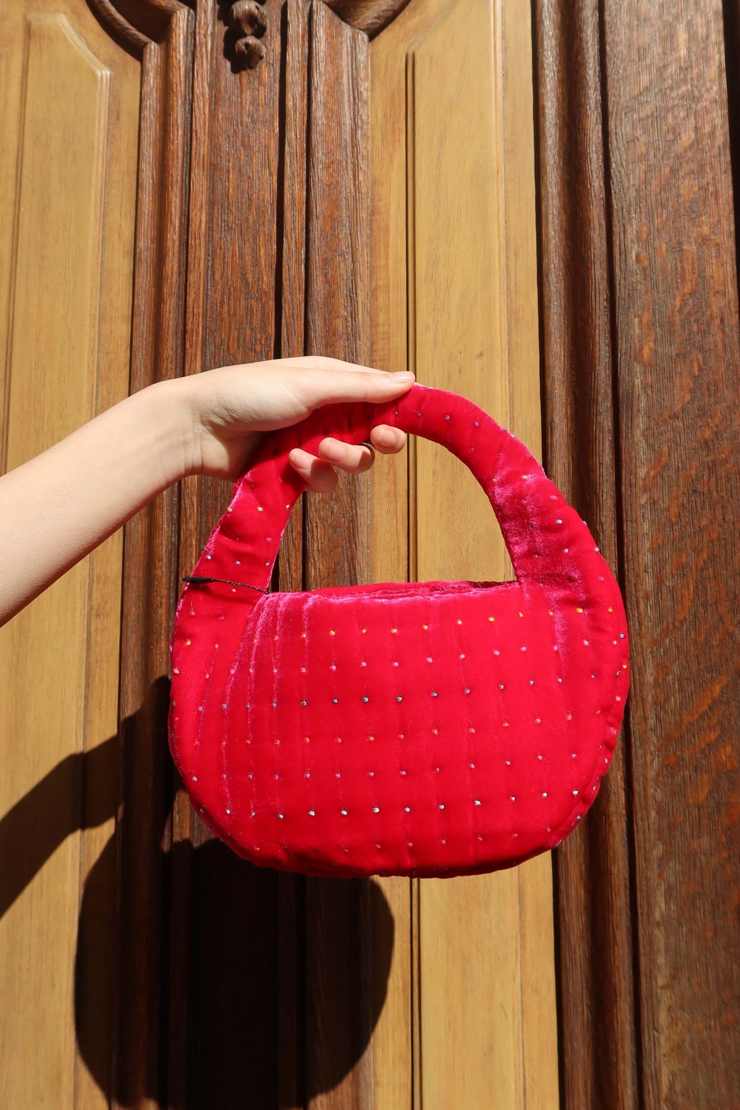 Quilted Disc Bag