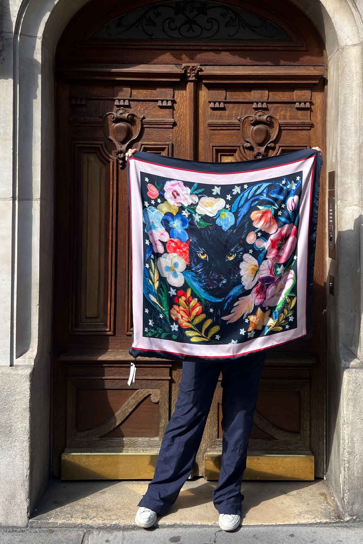 Printed Square Scarf