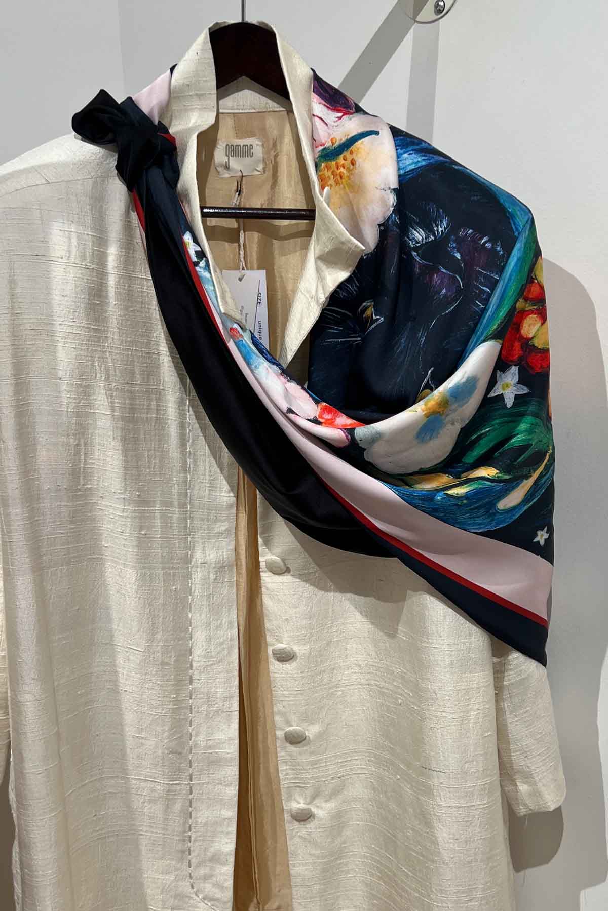 Printed Square Scarf