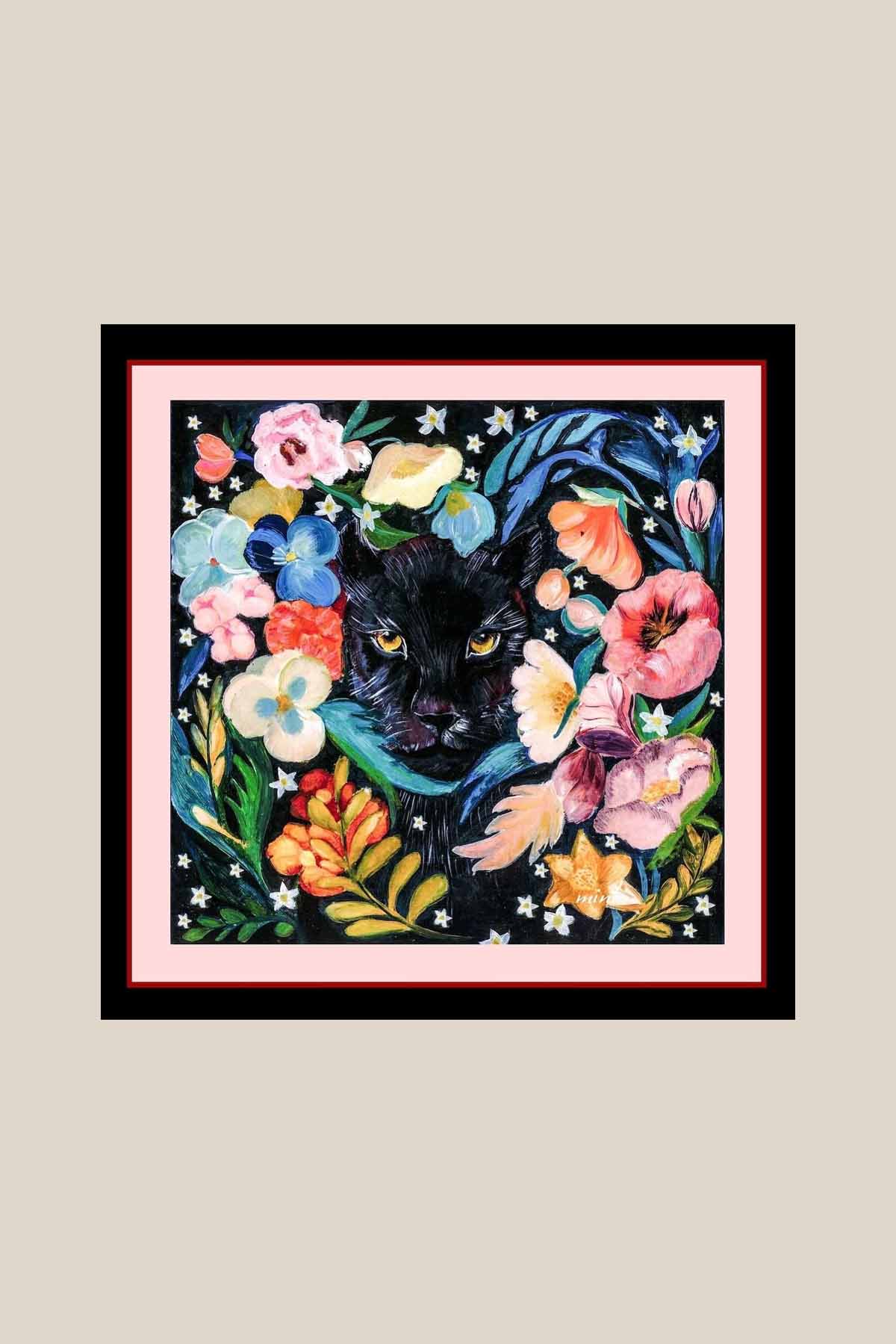Printed Square Scarf