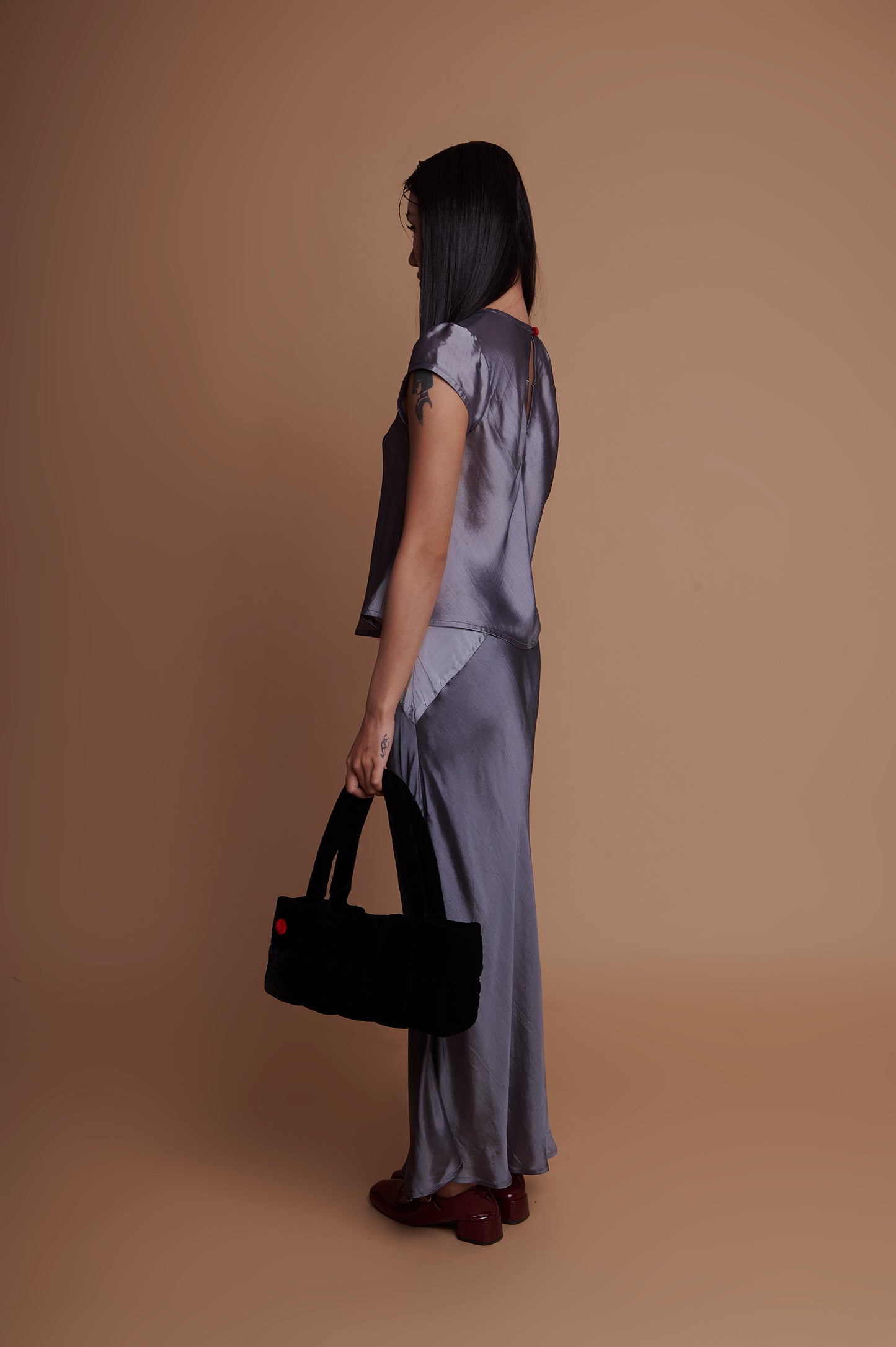 Silk Set: Baby Silk Top & Maxi SIlk Skirt