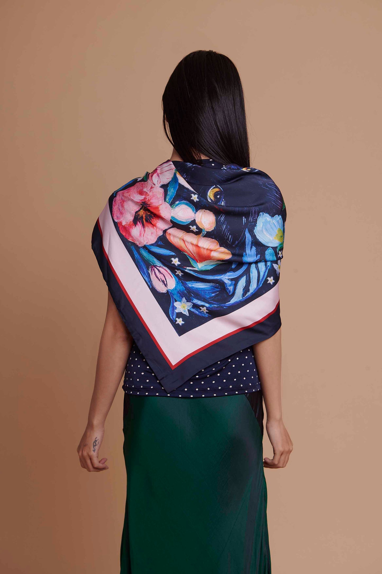 Printed Square Scarf