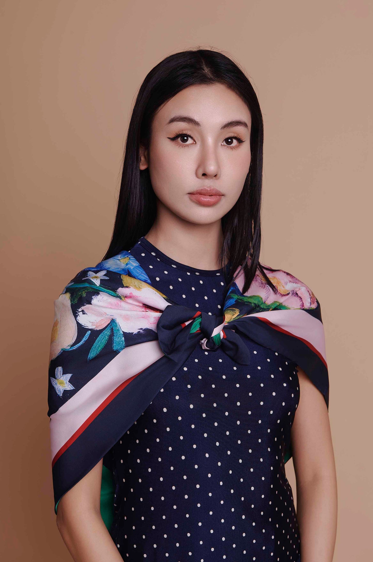 Printed Square Scarf