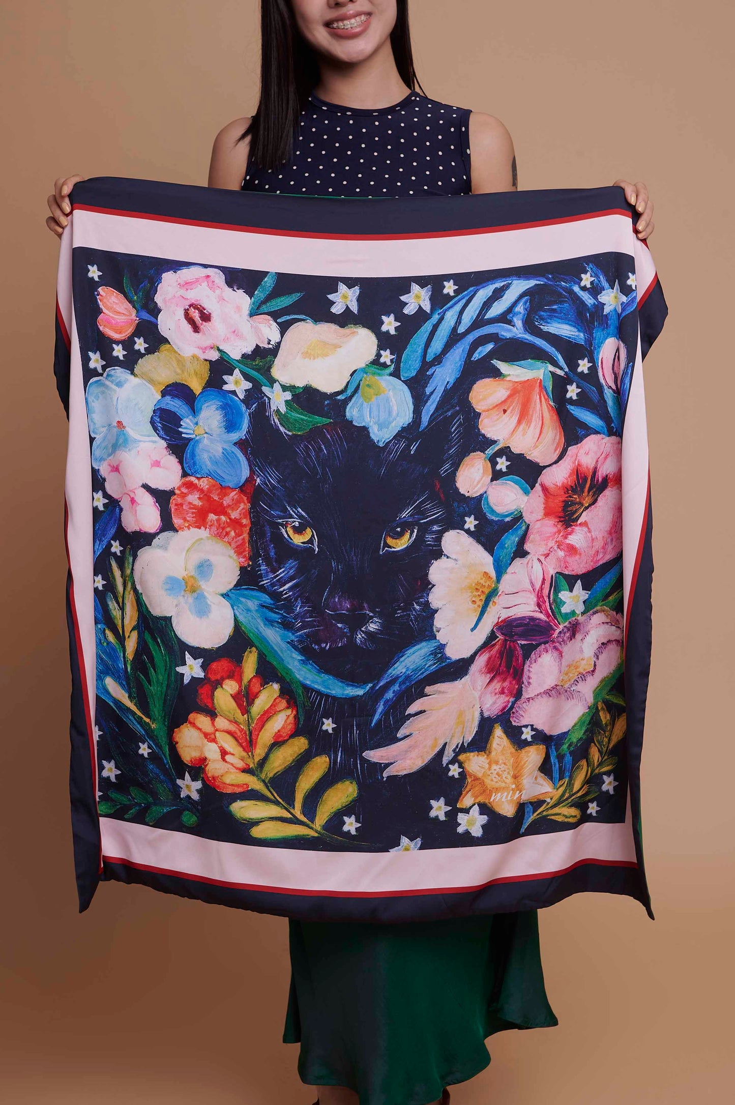 Printed Square Scarf