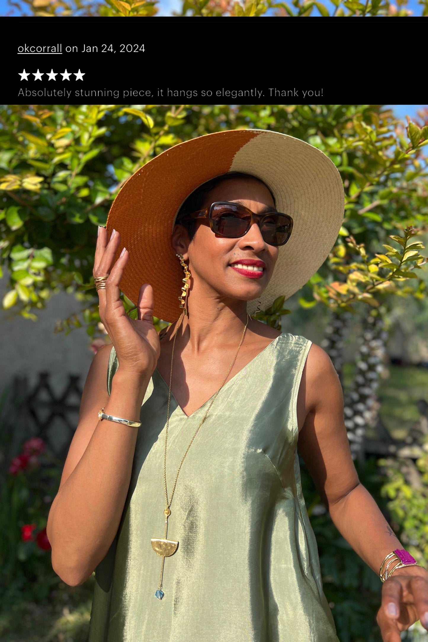 Sage Green Silk Maxi Dress