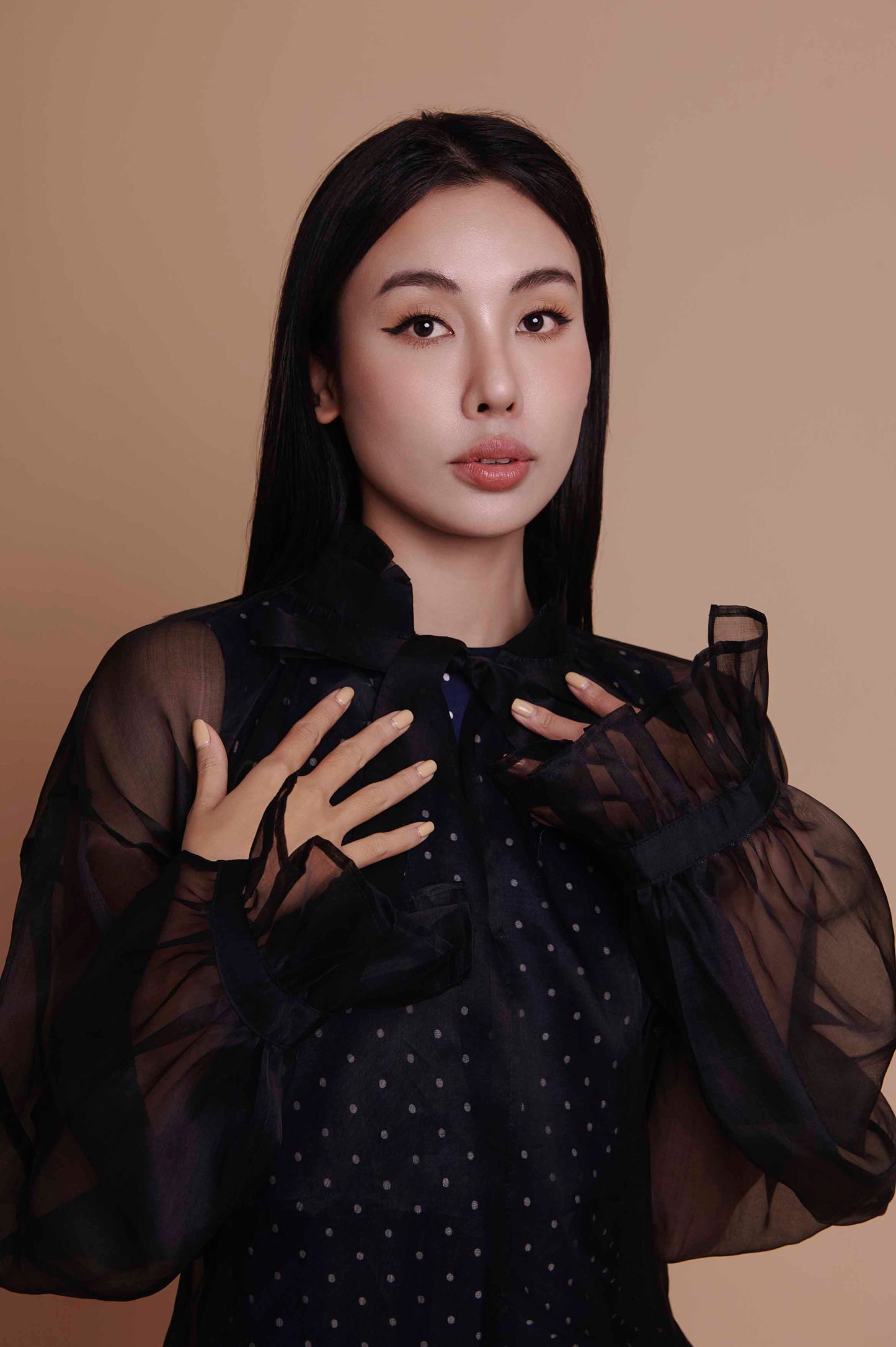 Organza Sheer Blouse Juliette