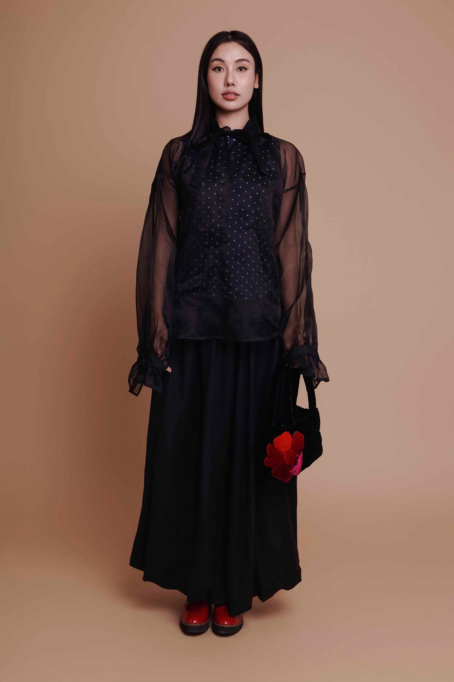 Organza Sheer Blouse Juliette