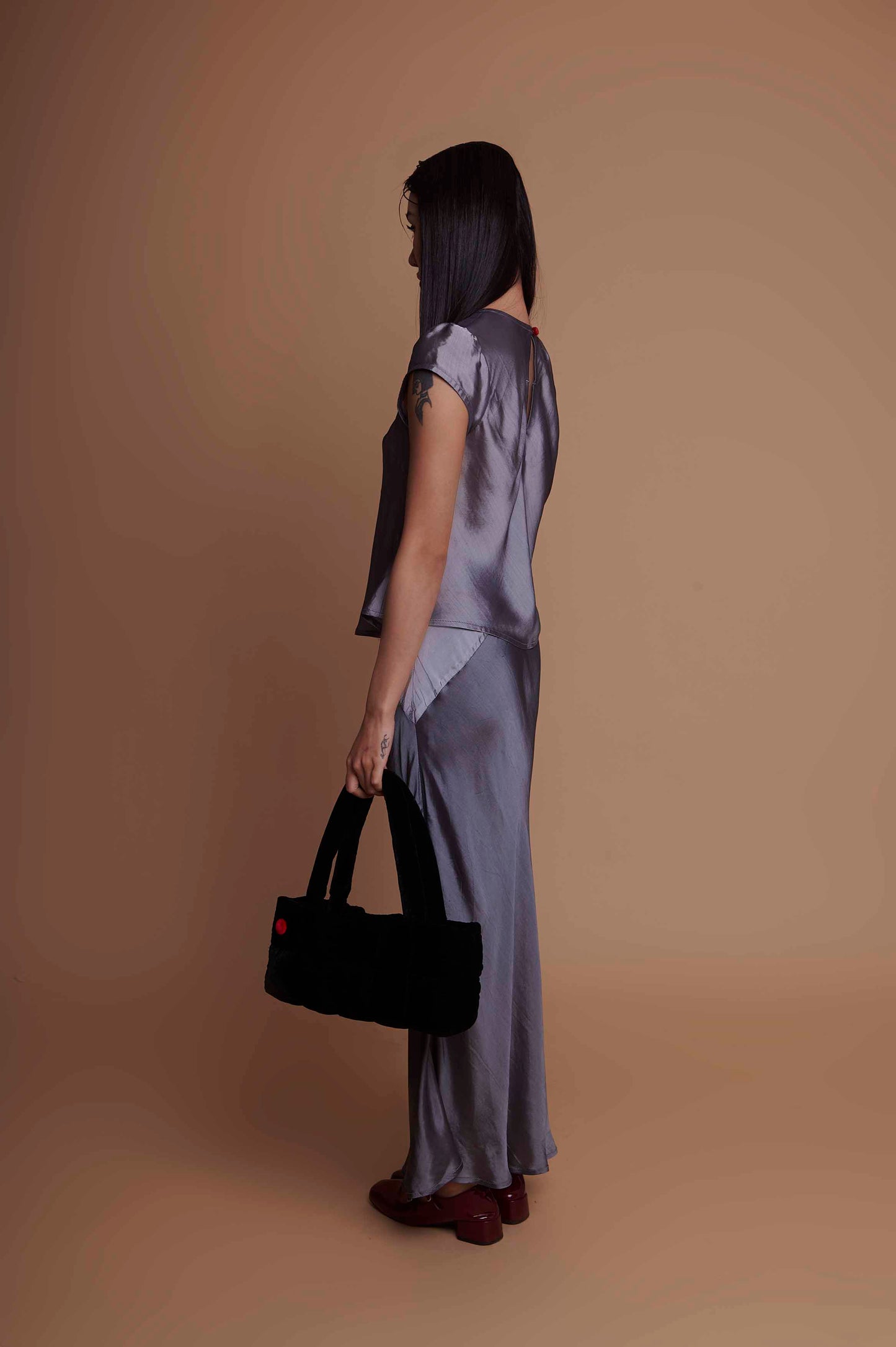 Maxi Silk Skirt