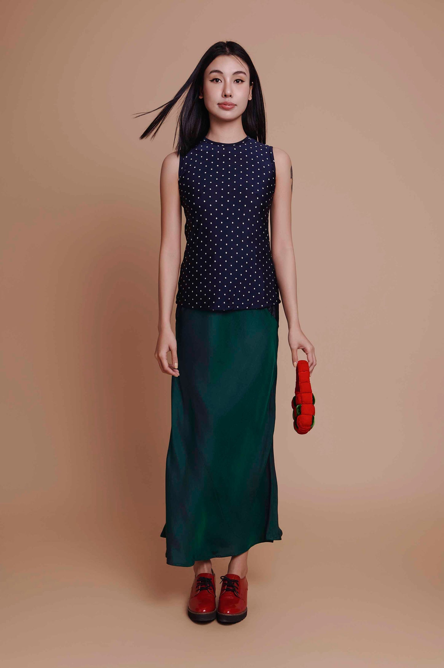 Maxi Silk Skirt