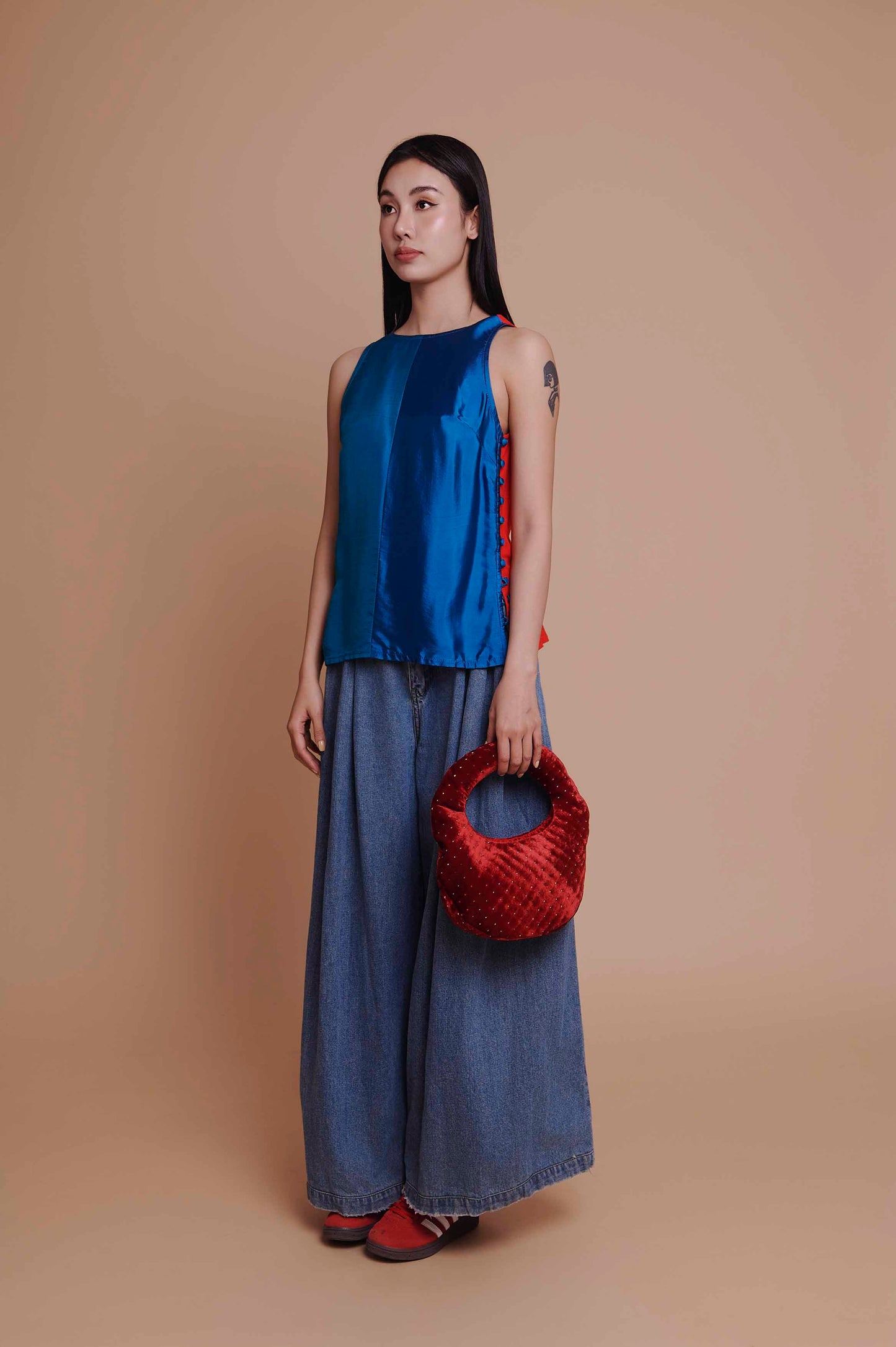 Cobalt Red Tank Top