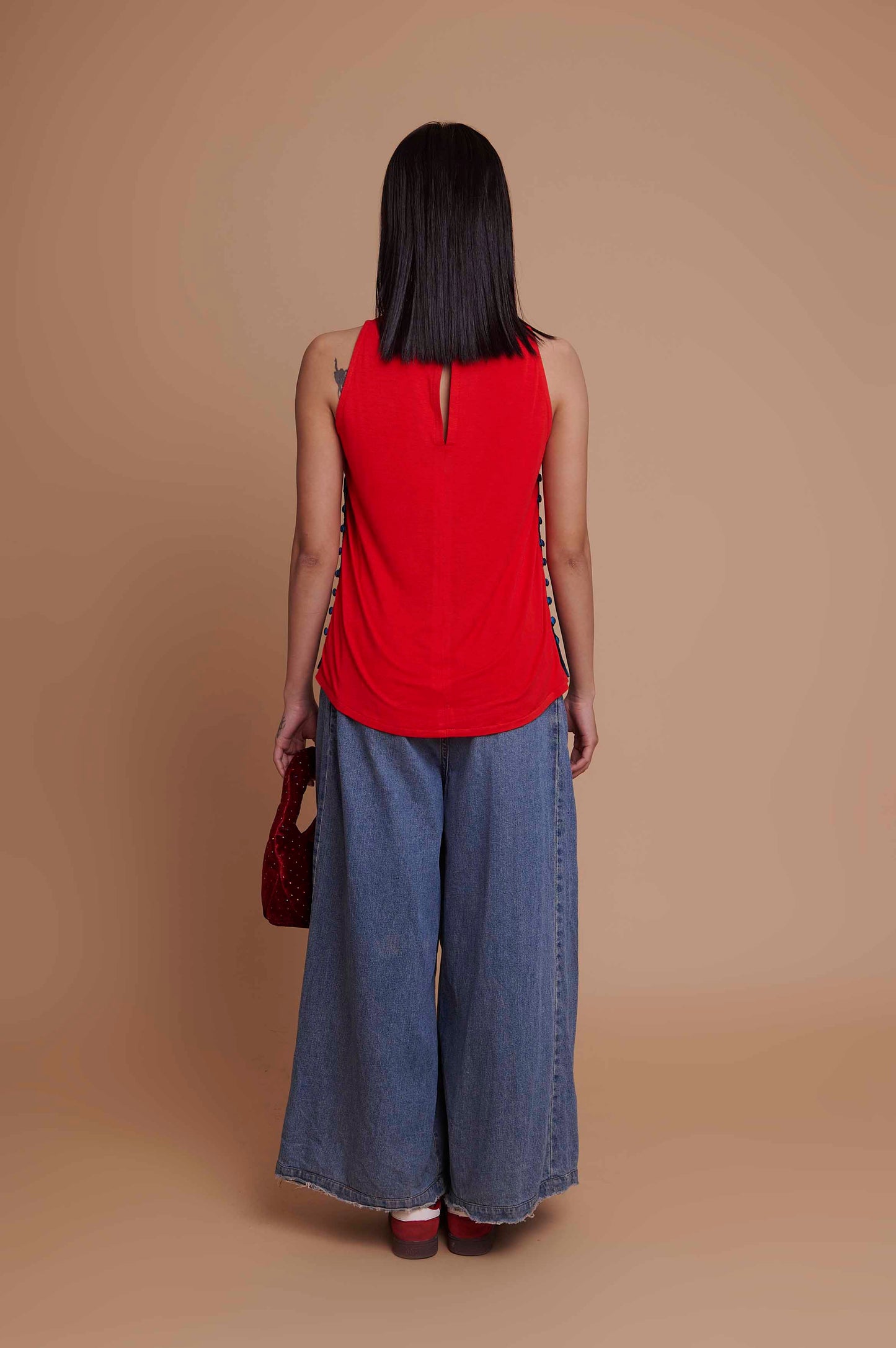 Cobalt Red Tank Top