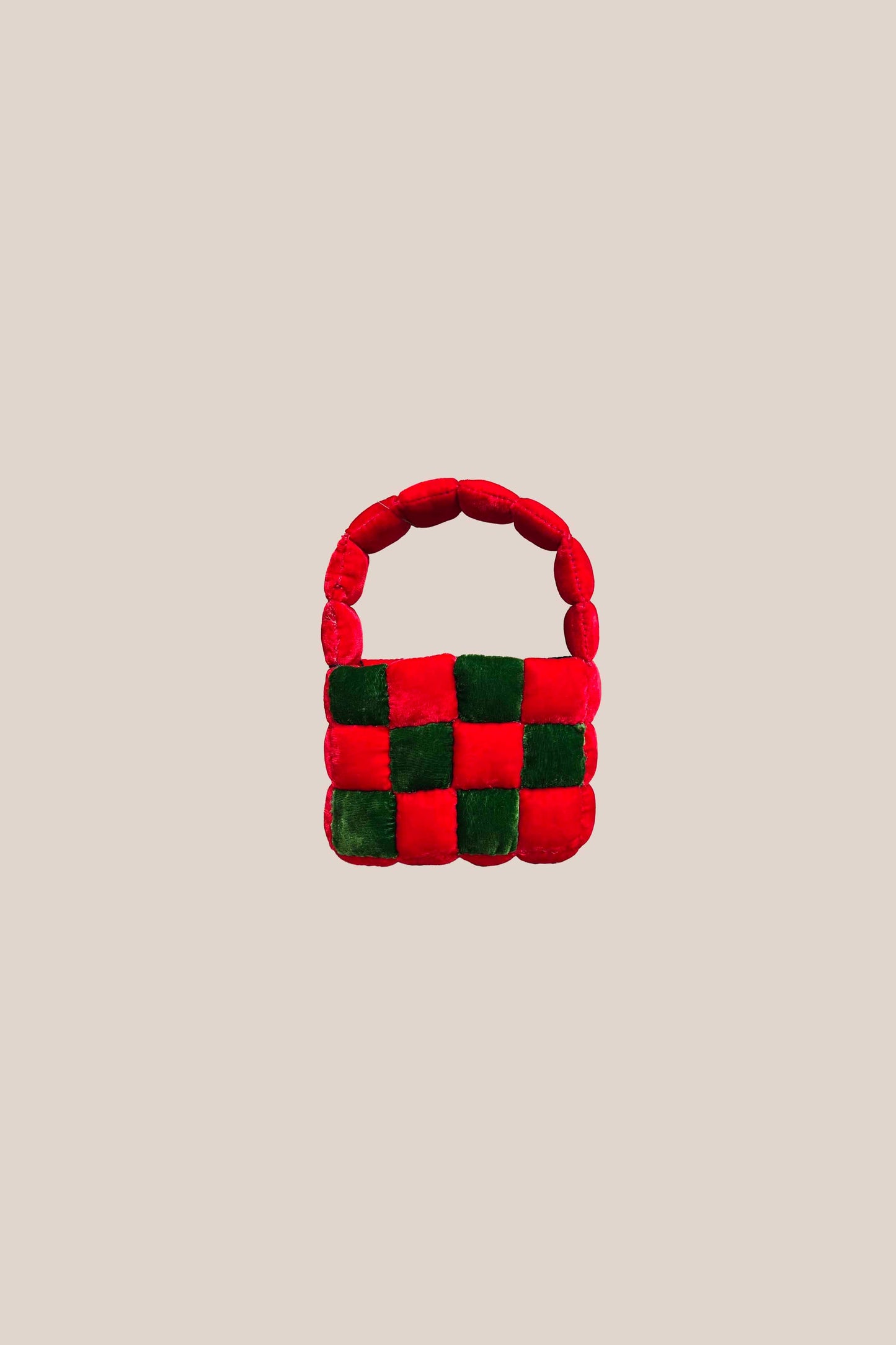 Mini Carre Velvet Hand Bag