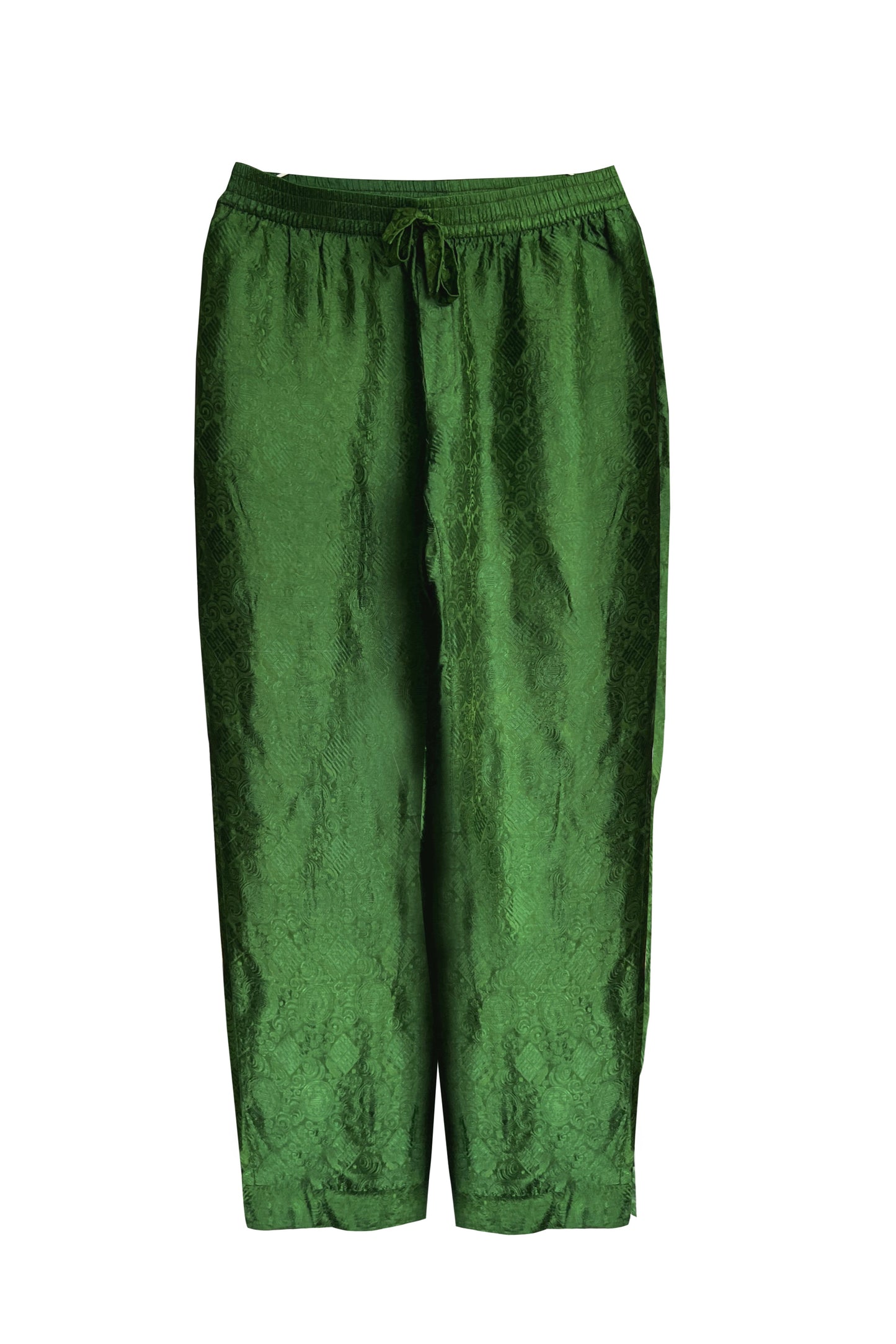 Green Signature Kimono Set