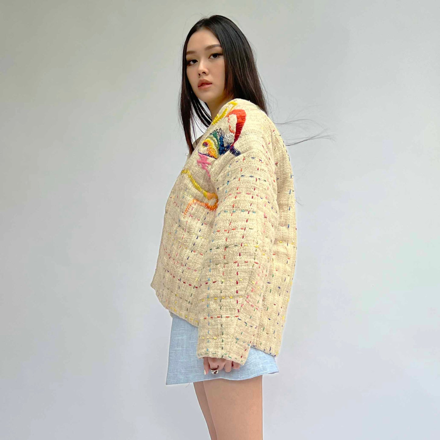 Coat "EYE IN THE DREAM"