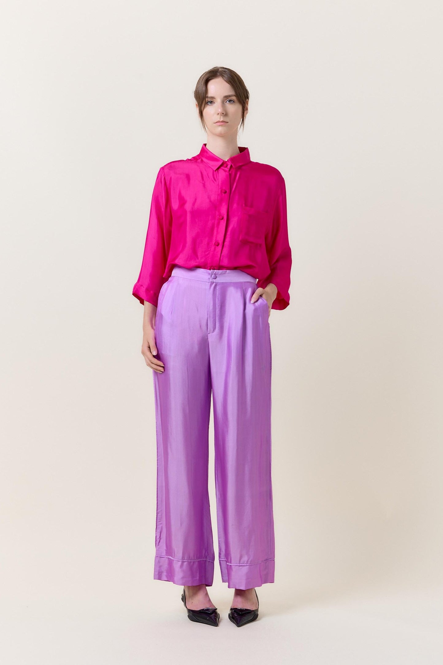 Silk Trousers