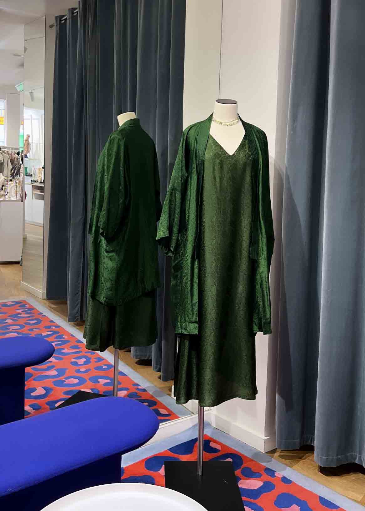 Green Kimono Robe