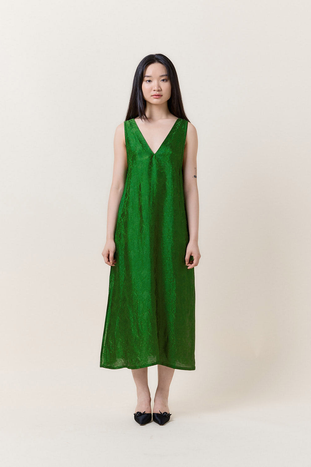 Blue Silk Slip Dress - Style Maxi With Adjustable Tie Belt