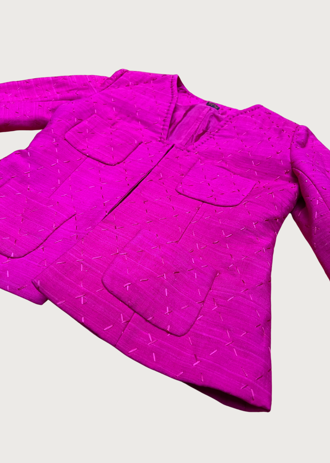 Quilted Jacket Magenta