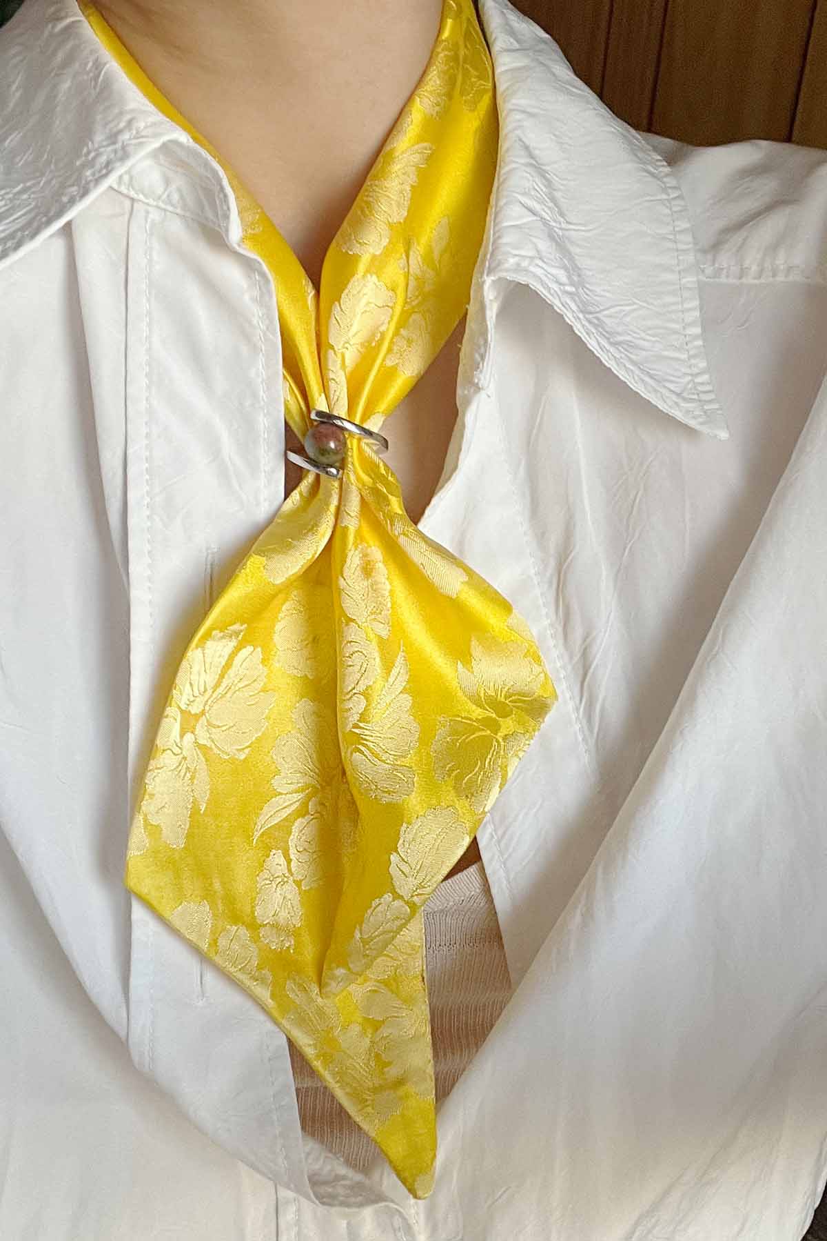 Silk Ribbon Scarf