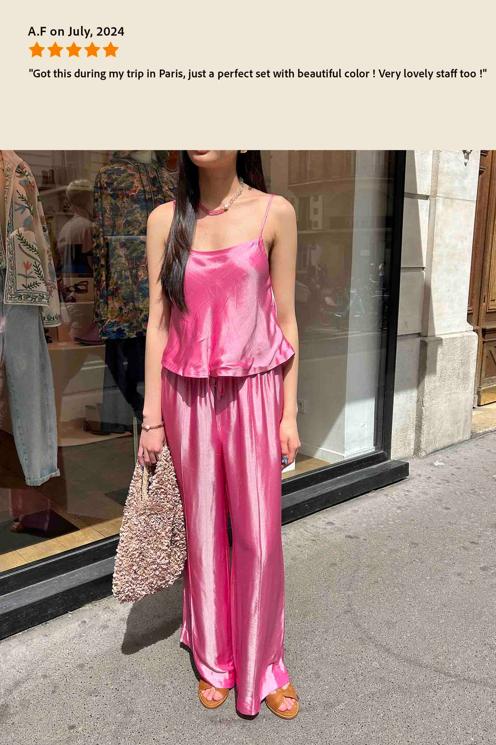 The Luxe Striped Silk Set
