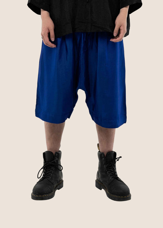 Male silk shorts
