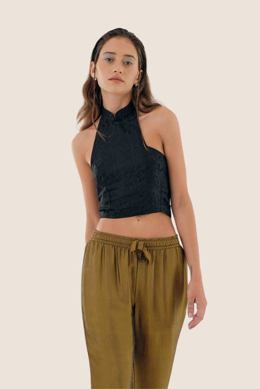 Cut-out shoulder top