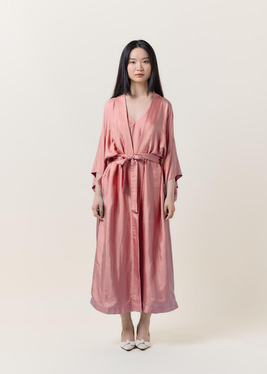 Long Kimono Pink Blush