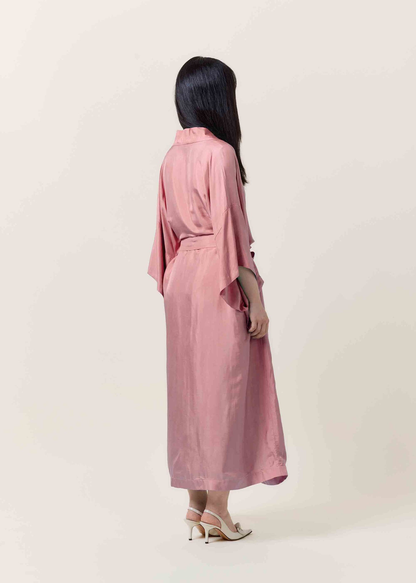 Long Kimono Pink Blush