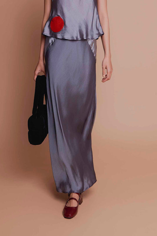 Maxi Silk Skirt