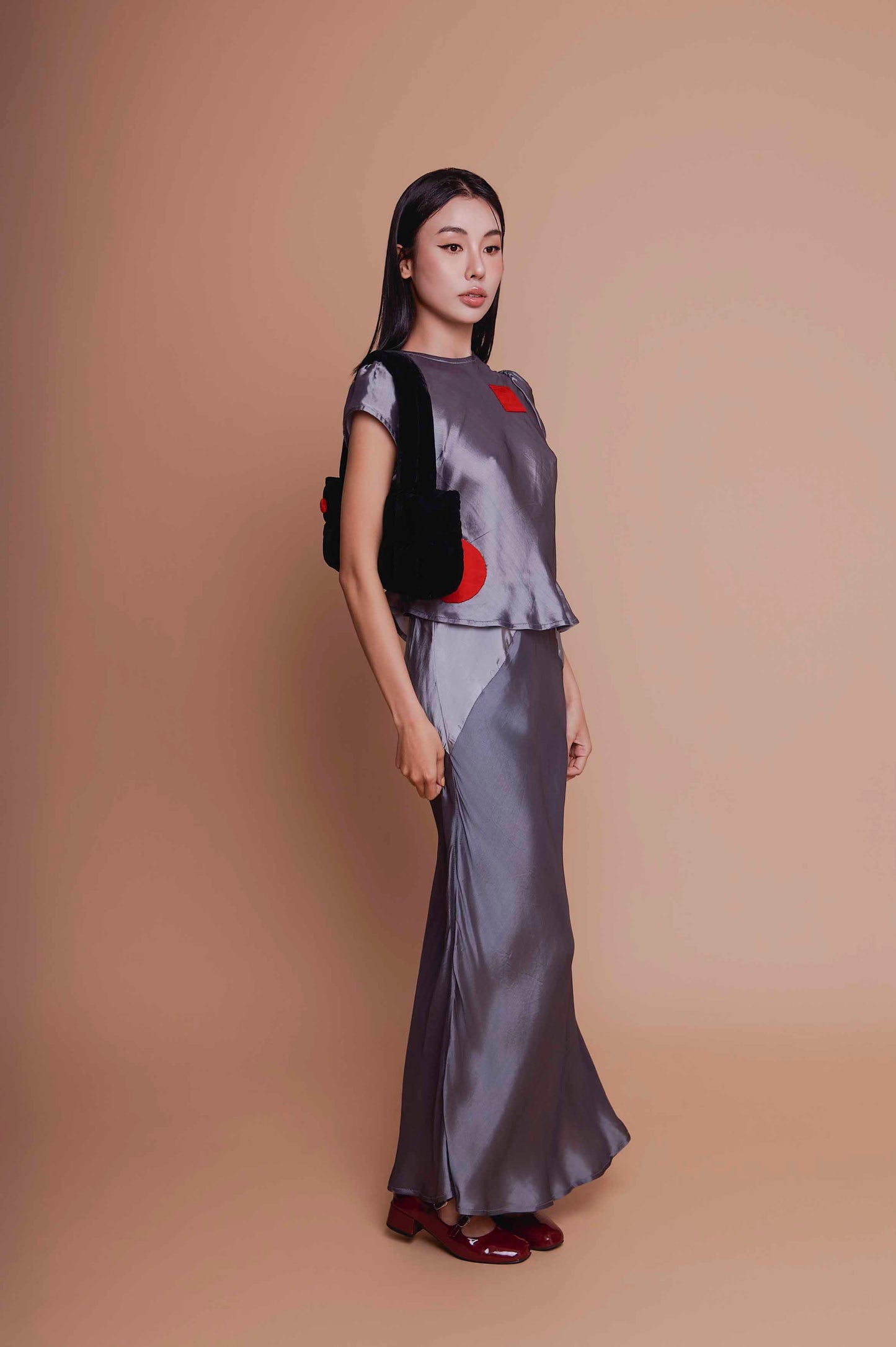 Maxi Silk Skirt