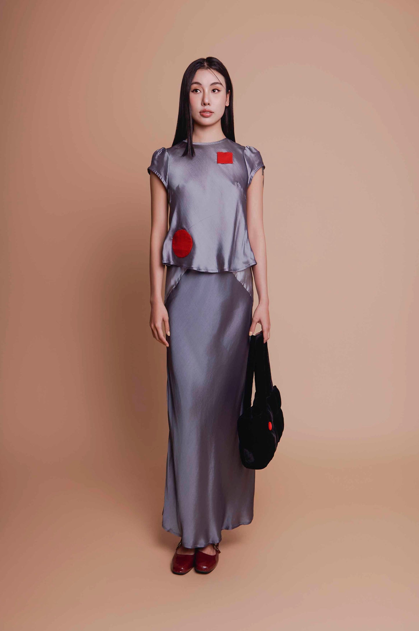 Maxi Silk Skirt