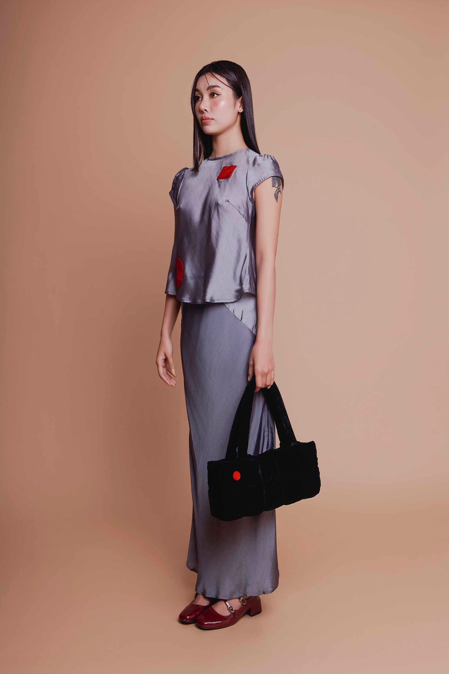 Maxi Silk Skirt