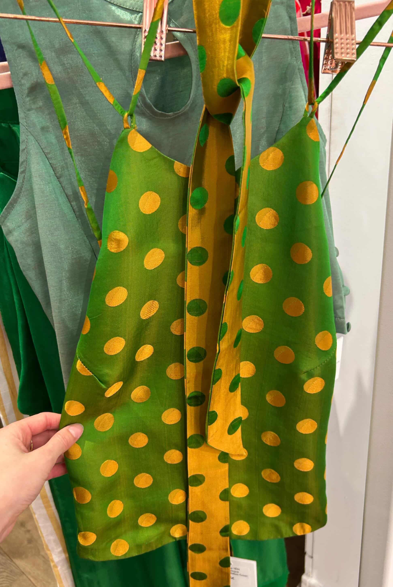 SILK TOP POLKADOT - popup