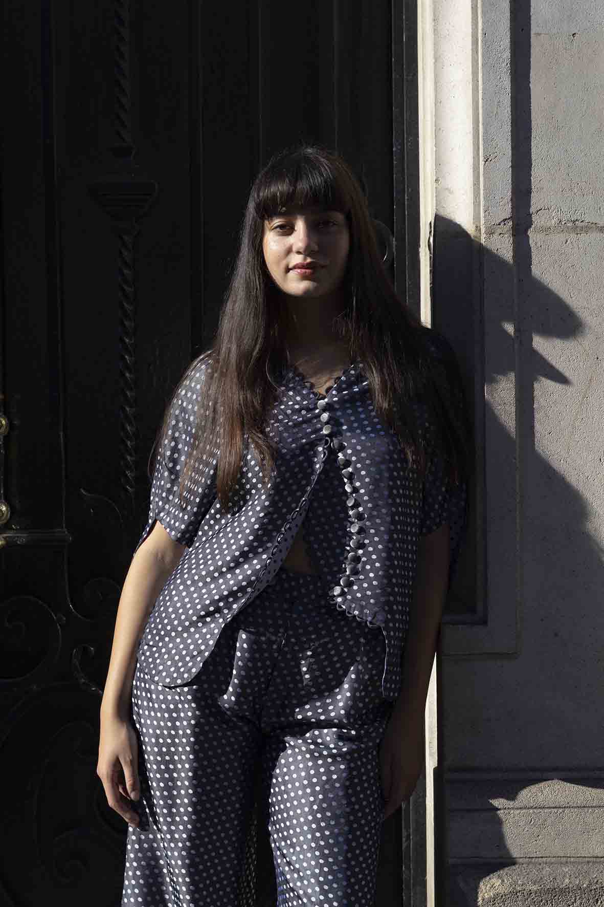 Polka Dots Silk Top - Special Design