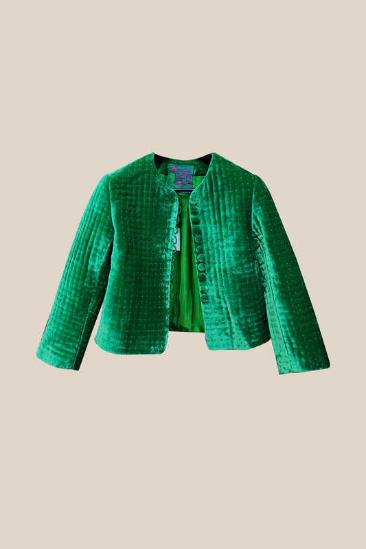 Hand-quilted jacket RICE