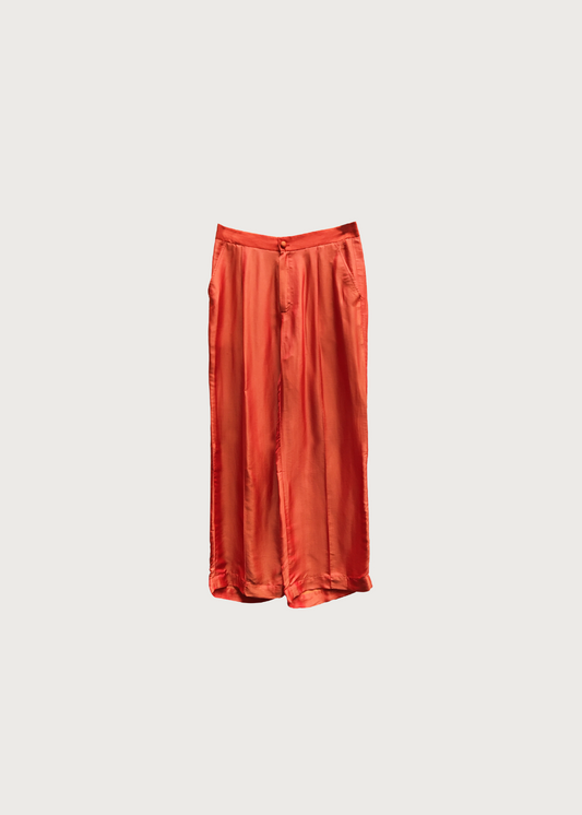 Tangerine Silk Trousers LE