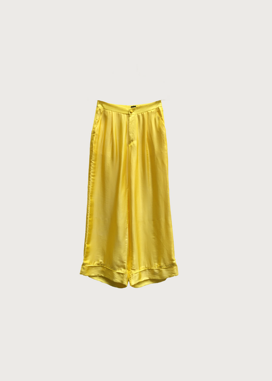 Yellow Silk Trousers LE