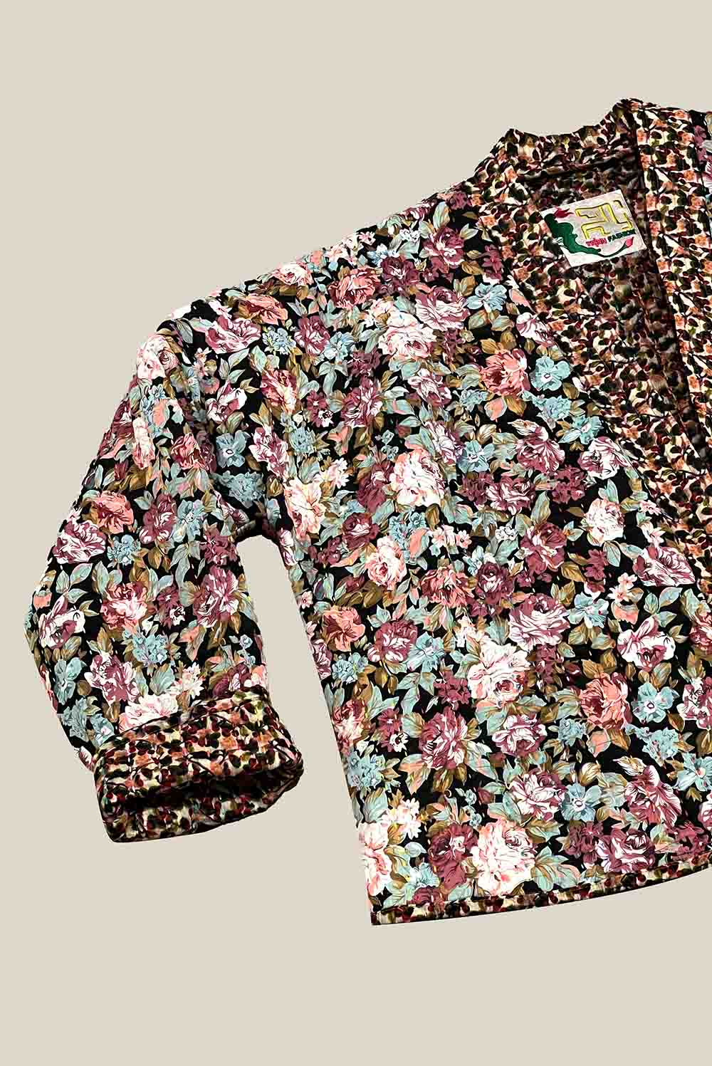 Cotton Quilted Jacket CHERRY