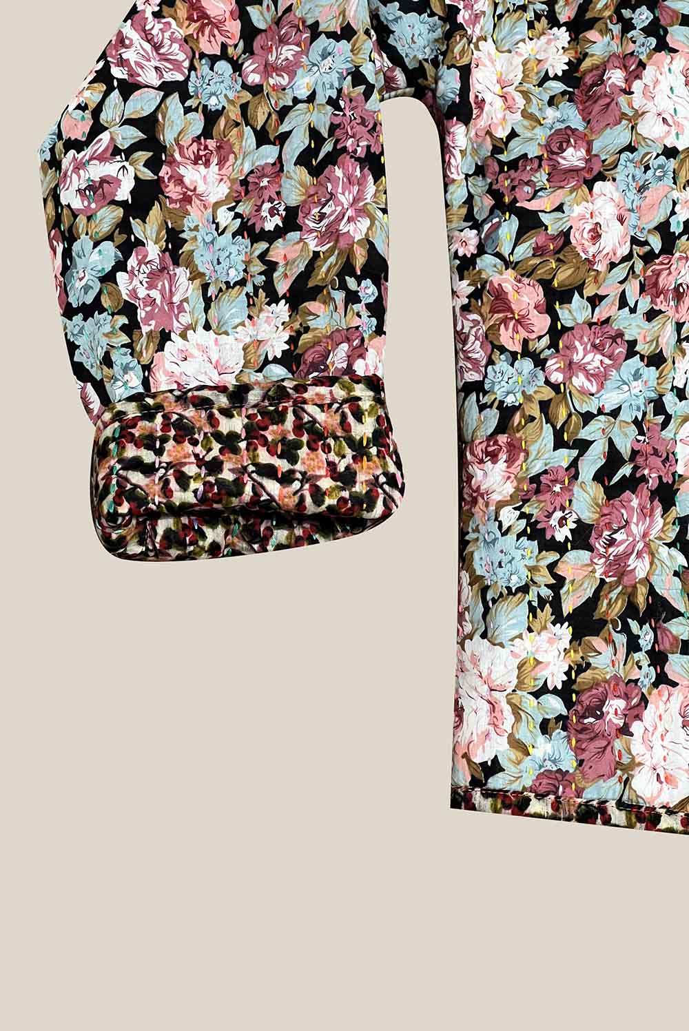 Cotton Quilted Jacket CHERRY