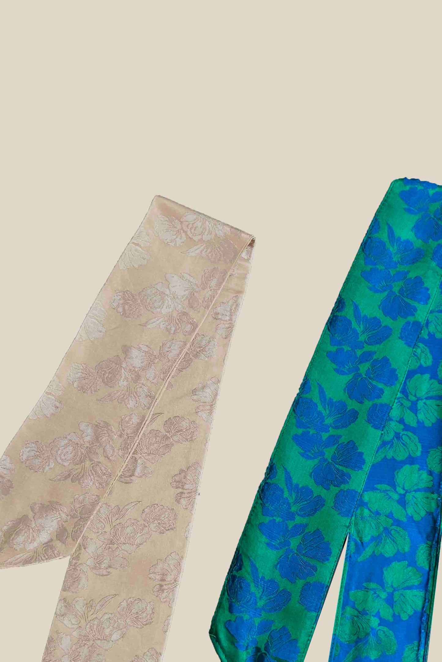 Set 2 Twilly Ribbon Scarves