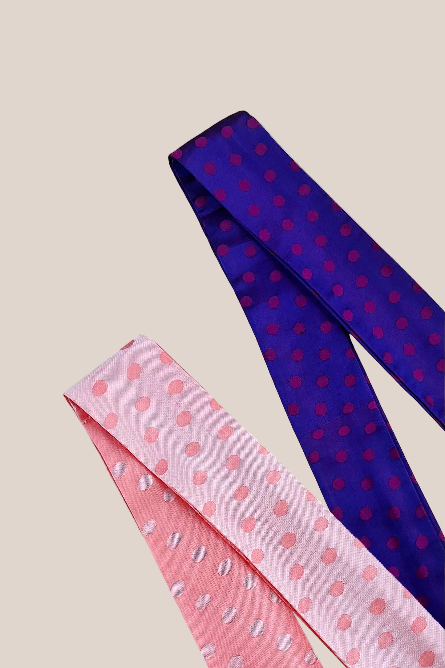 Set 2 Twilly Ribbon Scarves