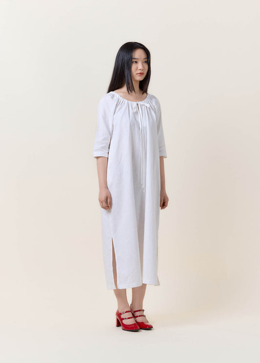 Relaxed Long Cotton Dress