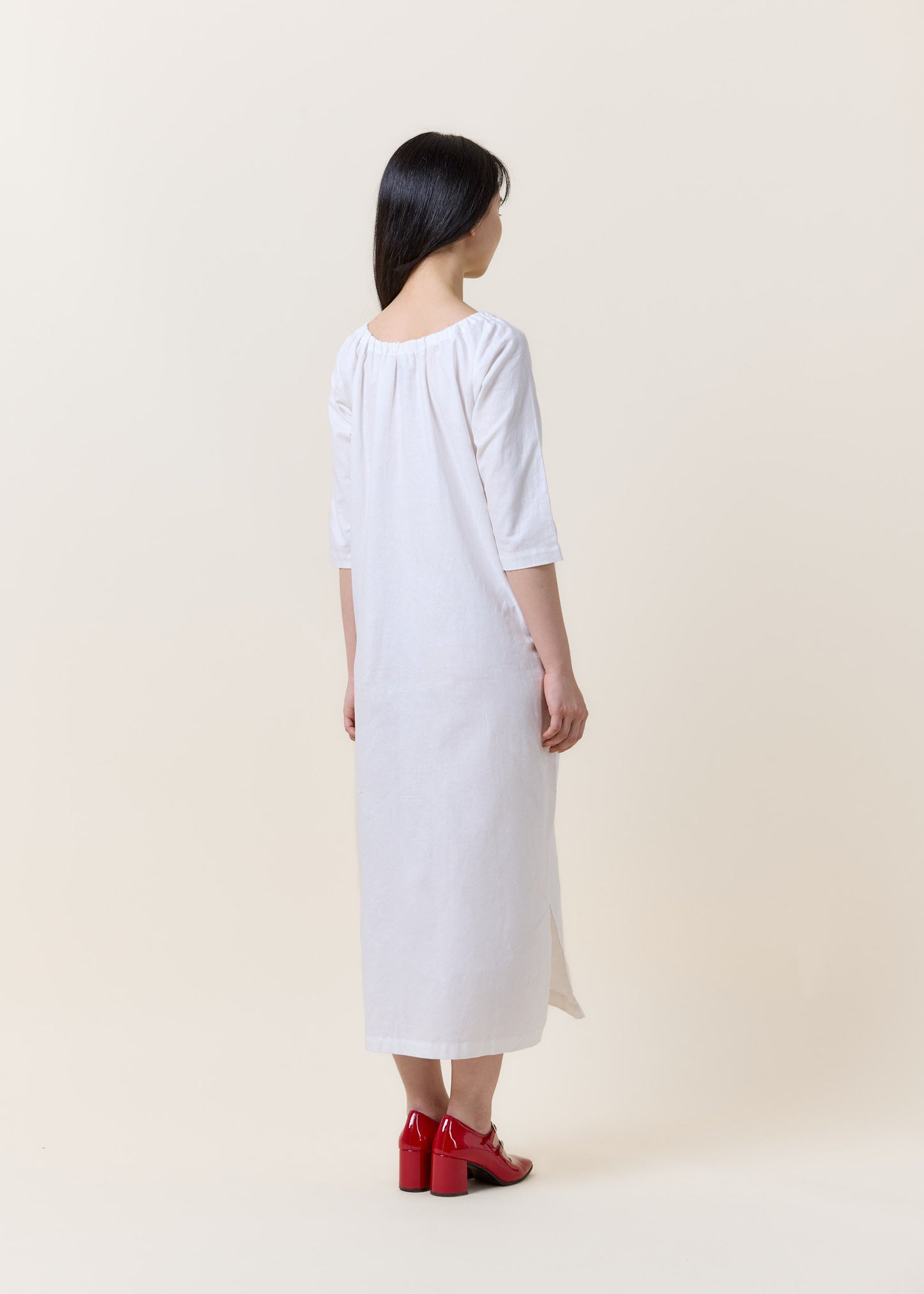 Relaxed Long Cotton Dress