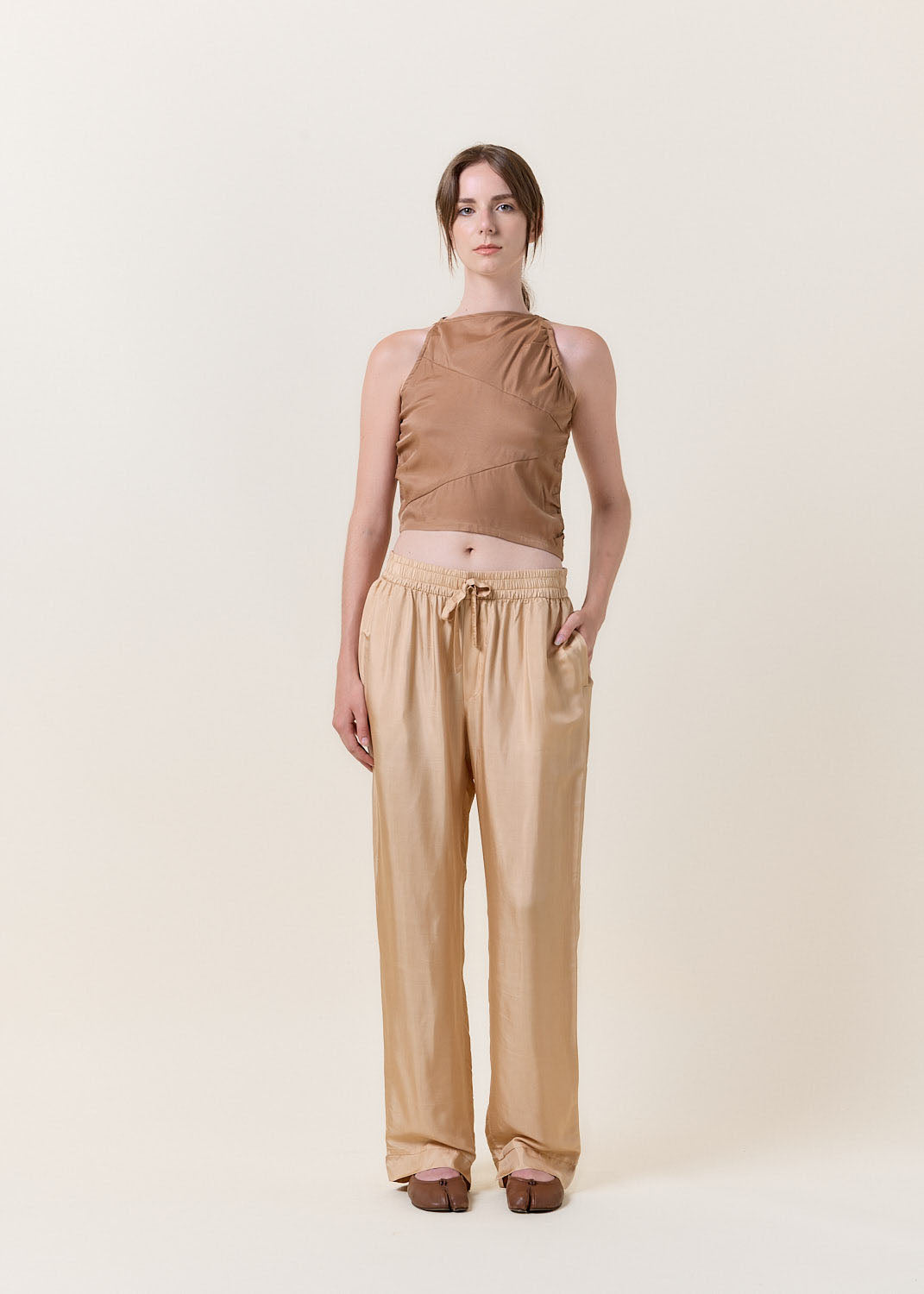 Relaxed Silk Pants