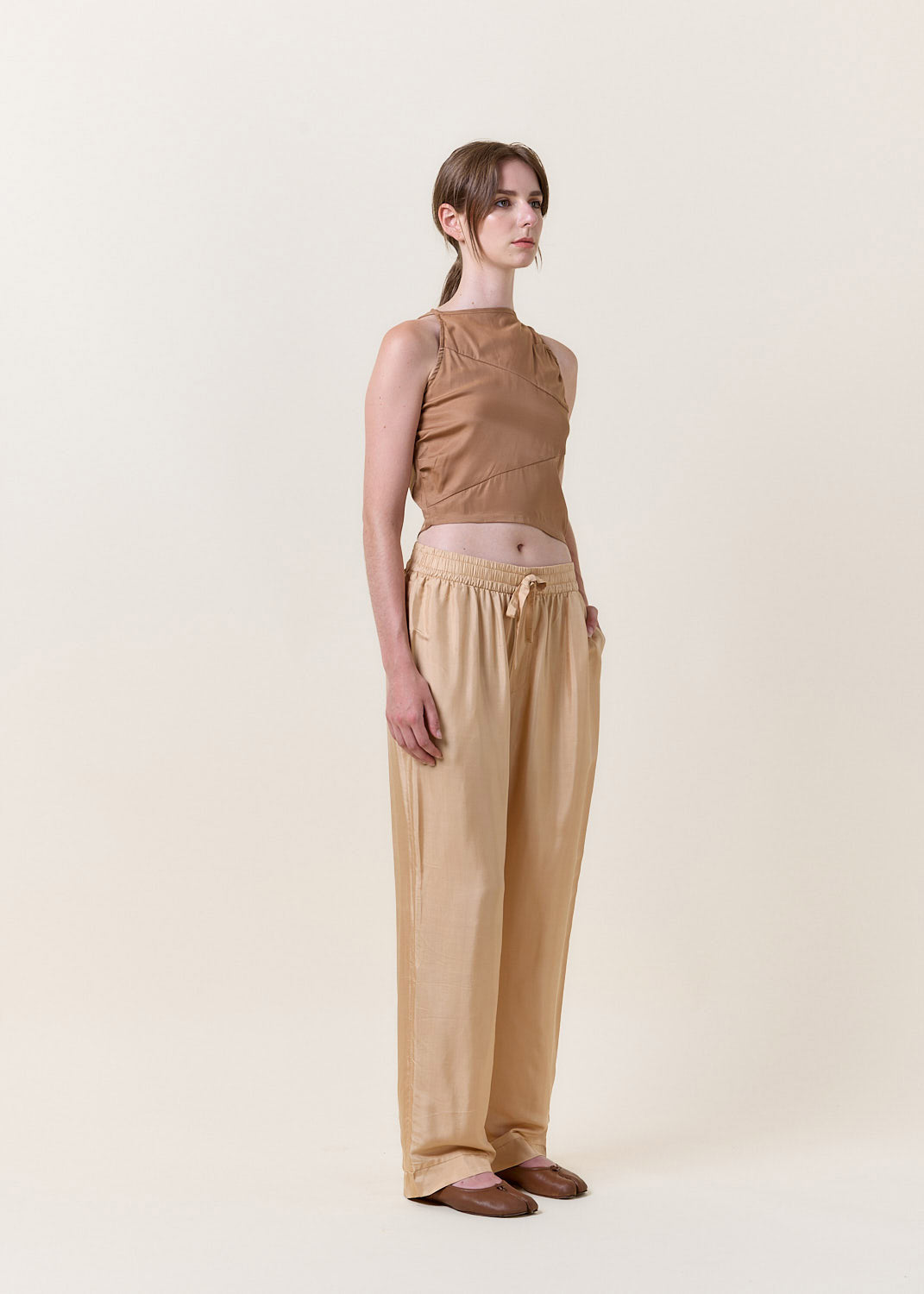 Relaxed Silk Pants